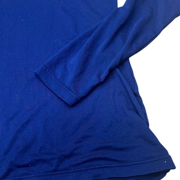 Uniqlo Royal Blue Thin Long Sleeve Tee XS - Picture 2 of 4